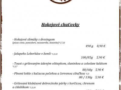 Hokejové chuťovky